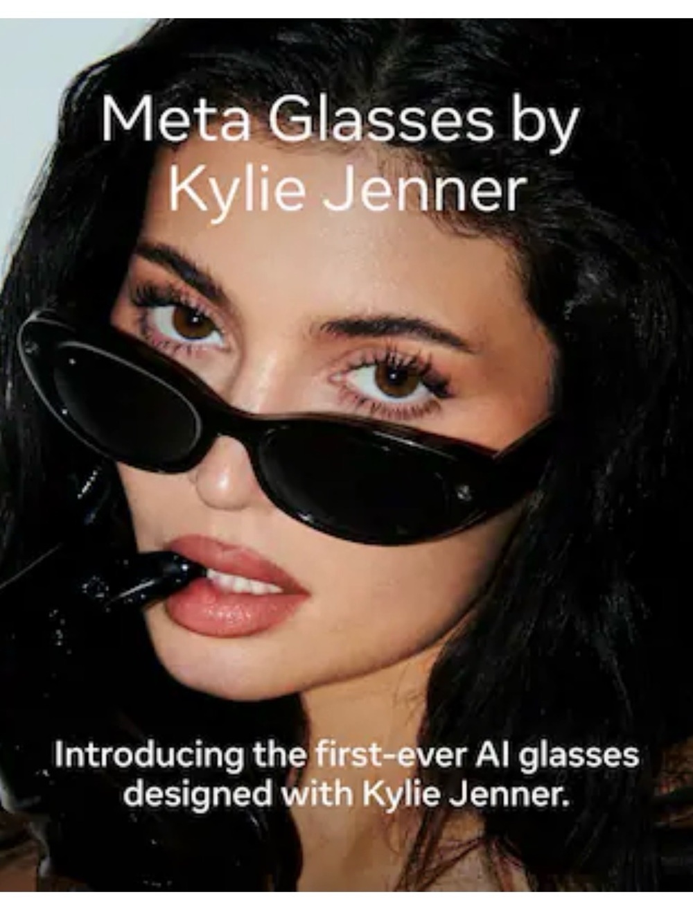Meta Glasses AI Eyewear in Black